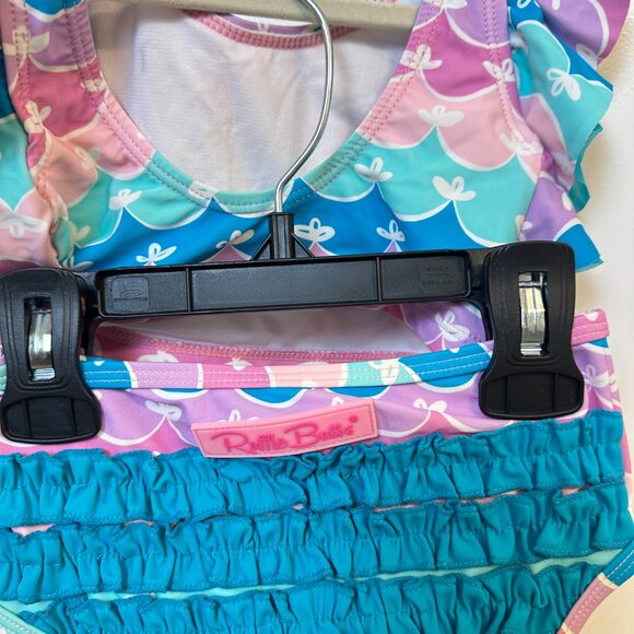 RUFFLEBUTTS Mermaid Butterfly Tankini 18-24 Months - Picture 6 of 8